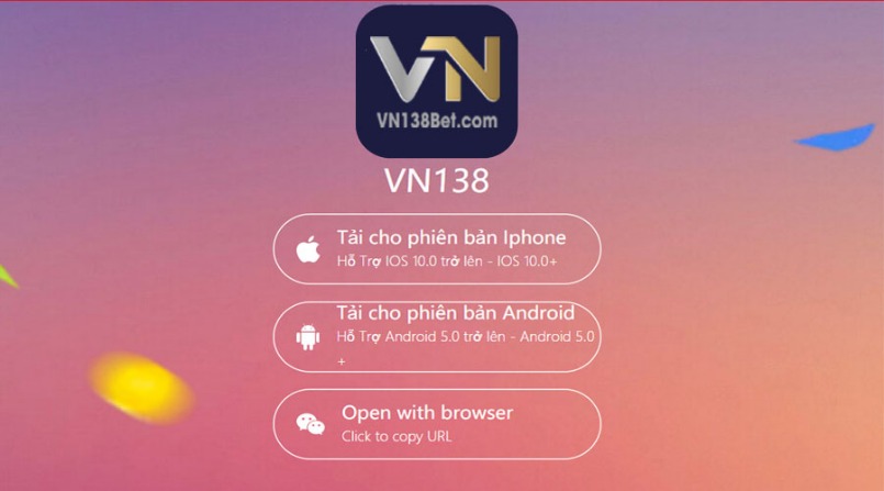 Cách tải app trên Vn138 trên điện thoại Android và iOS